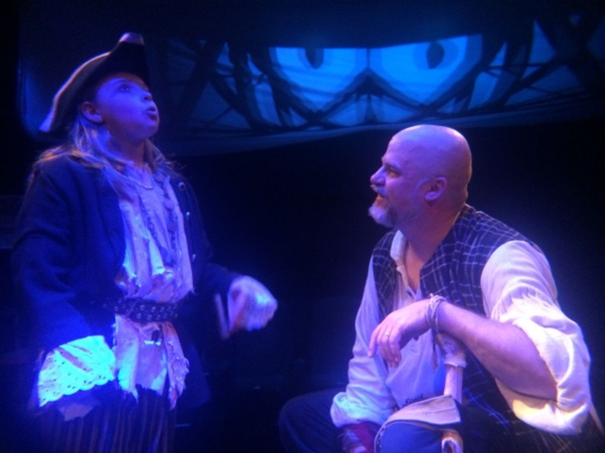 KYLA R. ALPHIER (Tom Morgan) and JOHN MUNN (Long John Silver)  at 